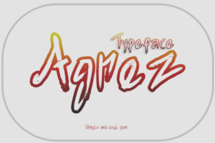 Agnez: A Charming Display Font for Crafters and Makers
