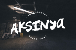 Aksinya Brush: Elevate Your Brand with a Handmade Display Font