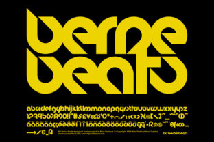 BD BerneBeats: A Groovy Geometric Font for Creative Branding