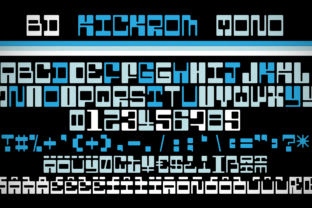 BD Kickrom Mono: A Retro Futuristic Font for Modern Brands