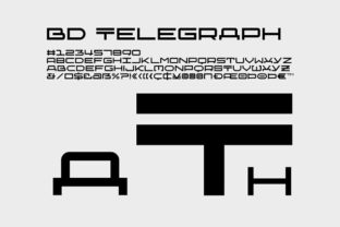 BD Telegraph: A Bold and Architectural Typeface for Editorial Design