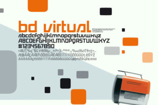 BD Virtual: A Clean, Geometric Font for Modern Branding