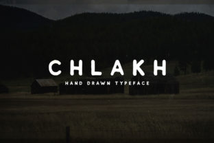 Chlakh: A Hand-Drawn Retro Font for Vintage Projects