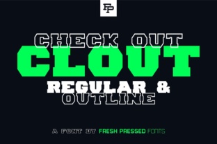 Clout: A Versatile Slab Serif Typeface for Creative Projects