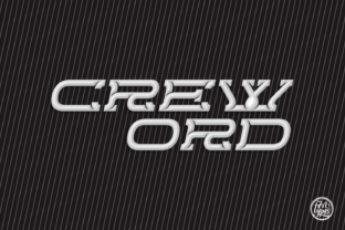 Creword: A Modern Display Font for Bold Editorial Design