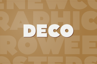 Deco: The Art Deco Font for Elegant Branding
