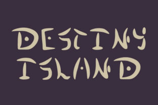 Destiny Island: A Playful Font for Creative Branding