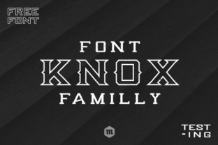 Discover Knox: A Versatile Font for Vintage-Themed Designs