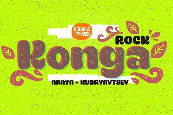 Discovering Konga Rock: A Versatile Display Font for Editorial Design