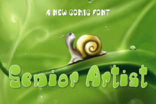 Enhance Your Brand with Senior Artist Font