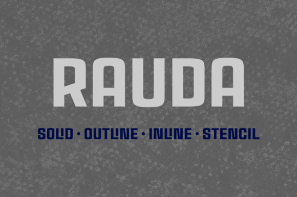 Exploring Rauda Family for Creative Branding Projects