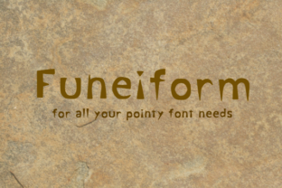 Funeiform: A Sharp, Pointy Display Font for Editorial Design