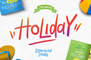 Holiday: A Fun and Playful Display Font for Creative Projects