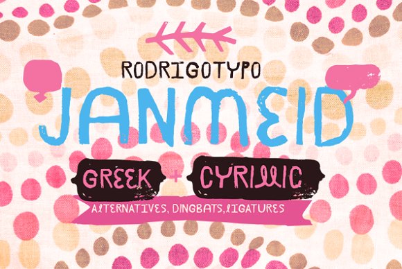 Janmeid: A Handmade Font for Creative Campaigns