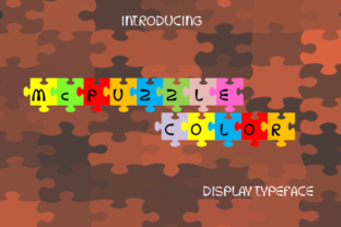 McPuzzle Color: A Vibrant Font for Creative Web Design