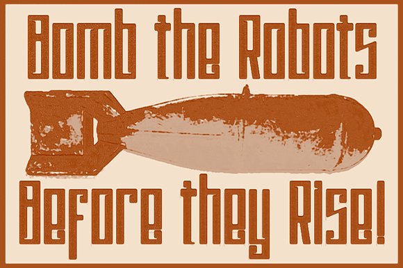 Psychotic Robots: A Unique Font for Creative Branding