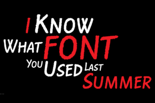 Rough the Type: A Scary and Serious Display Font