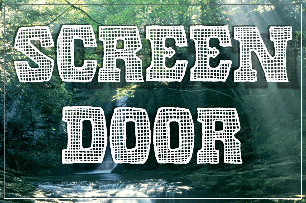 Screen Door: A Friendly Font for Editorial Design
