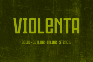 Violenta Family: A Bold and Aggressive Display Typeface